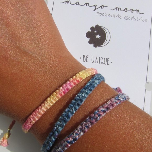 Mango Moon Jewelry - Handmade Tie Dye Friendship Bracelet